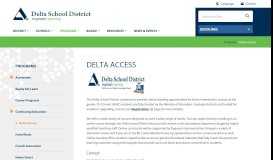 
							         Delta Access - Delta School District								  
							    