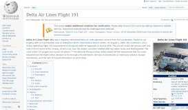 
							         Delta Air Lines Flight 191 - Wikipedia								  
							    
