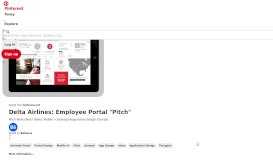 
							         Delta Airlines: Employee Portal | Airlines | Portal design, App design ...								  
							    