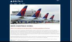 
							         Delta Charitable Giving								  
							    