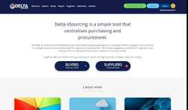 
							         Delta eSourcing: Procurement, Contract & Tender Management								  
							    