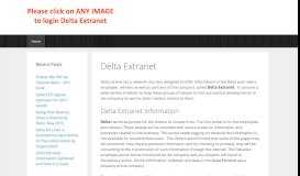 
							         Delta Extranet Portal Login - DeltaNet								  
							    