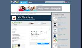 
							         Delta Media Player (free version) download for PC								  
							    