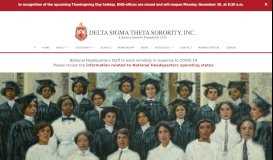 
							         Delta Sigma Theta Sorority, Inc.								  
							    