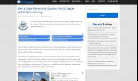 
							         Delta State University Student Portal Login - www.delsu.edu ...								  
							    