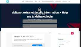 
							         Deltanet Extranet Full Details with Login Process and All Benefits								  
							    