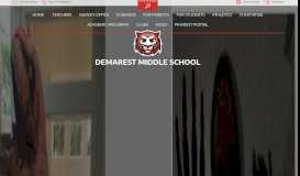 
							         Demarest Middle School / Homepage - Demarest School District								  
							    