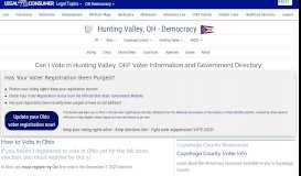 
							         Democracy By Zip Code: Hunting Valley, Ohio Voter Registration Info ...								  
							    
