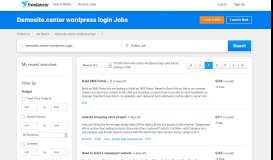 
							         Demosite.center wordpress login Jobs, Employment | Freelancer								  
							    