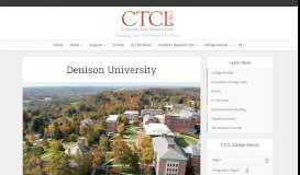 
							         Denison University – Colleges That Change Lives								  
							    