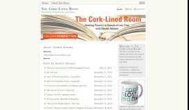 
							         Dennis Abrams | The Cork-Lined Room								  
							    