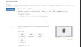 
							         Dens - das Online Magazin der KZV und ZÄK Mecklenburg ...								  
							    