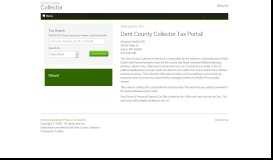 
							         Dent County Collector Payment Portal								  
							    
