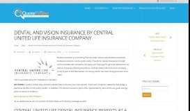 
							         Dental and Vision Insurance by Central United Life Insurance Company								  
							    