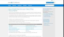
							         Dental and Vision Plan Documents - Blue Shield of California								  
							    