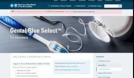 
							         Dental Blue Select for Members | Blue Cross and Blue Shield of North ...								  
							    