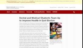 
							         Dental Career Network | Dental School - Boston University								  
							    