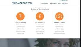 
							         Dental Insurance | Encore Dental								  
							    