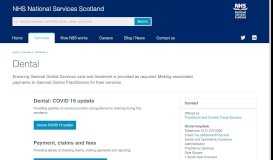 
							         Dental services - NSS | NHS National Services Scotland								  
							    