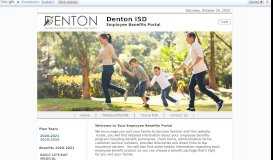 
							         Denton ISD - Benefits Portal								  
							    