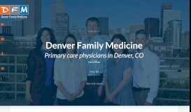 
							         Denver Family Medicine | Primary Care Physicians – Denver, CO								  
							    