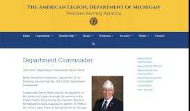 
							         Department Commander – The American Legion, Department of ...								  
							    