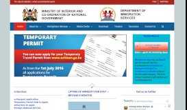 
							         Department for Immigration – Immigration Services								  
							    