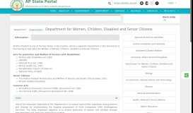 
							         Department for Women, Children, Disabled and ... - Ap.gov.in								  
							    