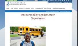 
							         Department of Accountability and Research – APS Division of the ...								  
							    