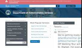 
							         Department of Administrative Services - CT.gov								  
							    