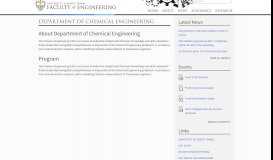 
							         Department of Chemical Engineering | UST Faculty of Engineering								  
							    