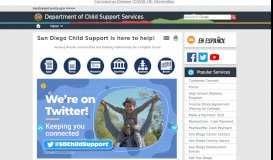 
							         Department of Child Support Services - County of San Diego								  
							    