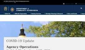 
							         Department of Community Supervision | Where Public ... - Georgia.gov								  
							    