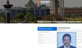 
							         Department of Computer Science & Applications - Sri ...								  
							    