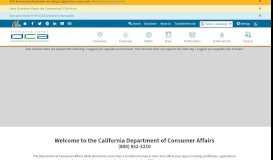 
							         Department of Consumer Affairs (DCA)								  
							    