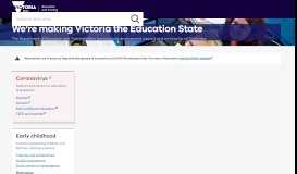 
							         Department of Education and Training Victoria								  
							    