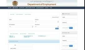 
							         Department of Employment-Job Portal								  
							    
