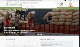 
							         Department of Food and Public Distribution, India								  
							    