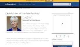 
							         Department of Human Services | Arkansas.gov								  
							    