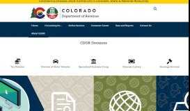 
							         Department of Revenue | - Colorado.gov								  
							    