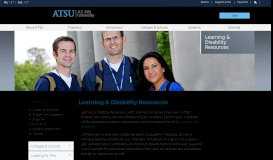
							         Department of Student Affairs - Learning Resources - ATSU								  
							    