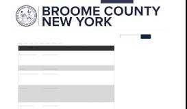 
							         Departments - Broome County								  
							    