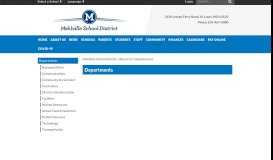 
							         Departments - Mehlville School District								  
							    