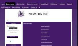
							         Departments - Newton ISD								  
							    