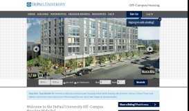 
							         DePaul University | Off Campus Housing Search								  
							    