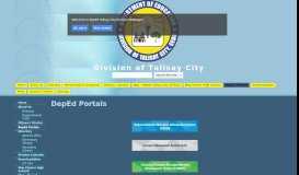 
							         DepEd Portals - Division of Talisay City - Google Sites								  
							    
