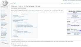 
							         Depew Union Free School District - Wikipedia								  
							    