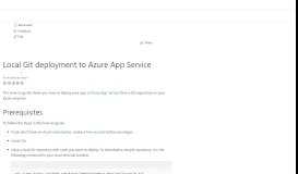 
							         Deploy from local Git repo - Azure App Service | Microsoft Docs								  
							    