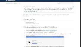 
							         Deploying Appspace to Google Cloud via GCP Marketplace ...								  
							    