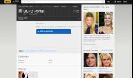 
							         DEPO Portal (TV Series 2009– ) - IMDb								  
							    